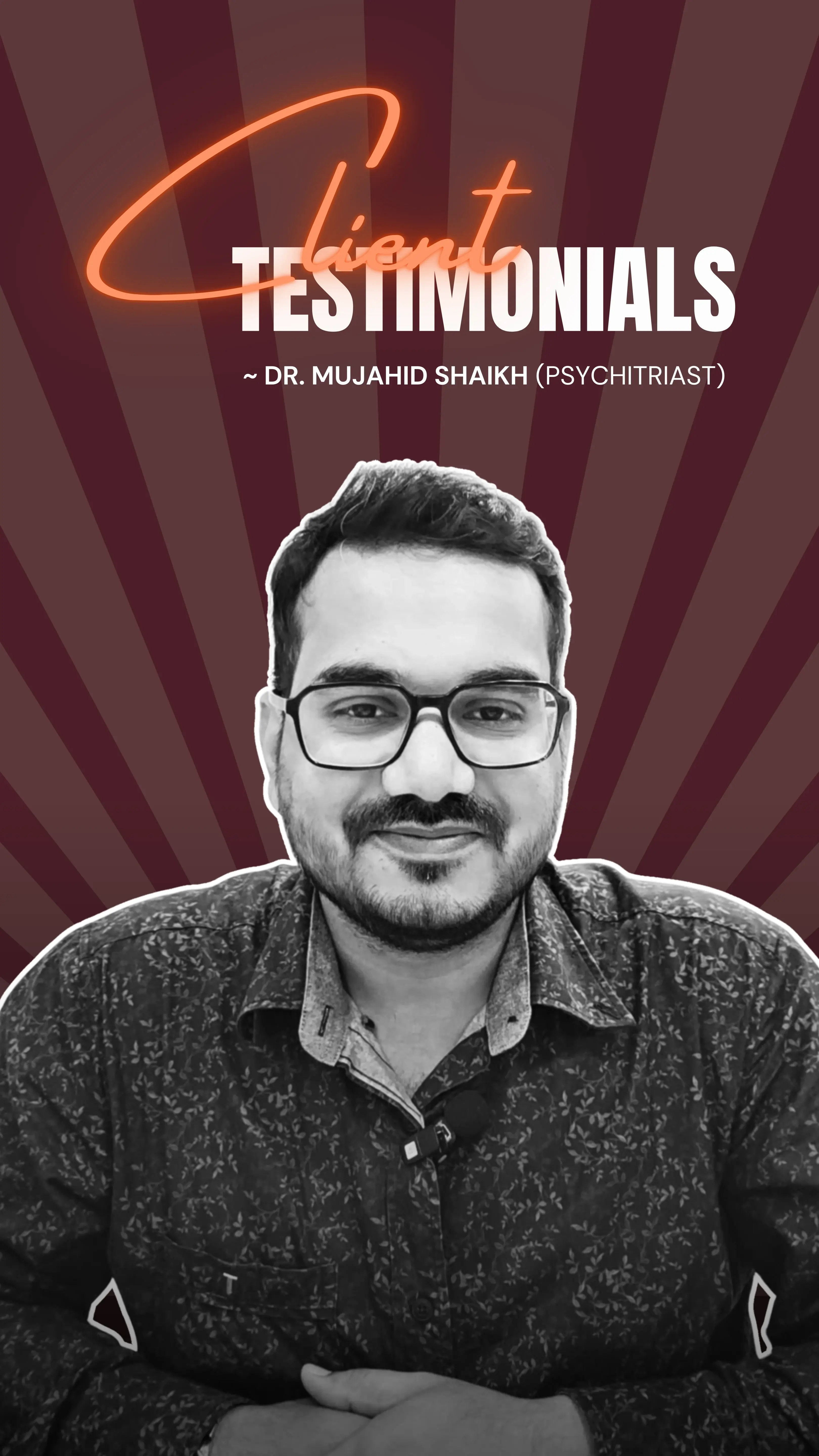 Testimonial thumbnail - Mujahid Shaikh